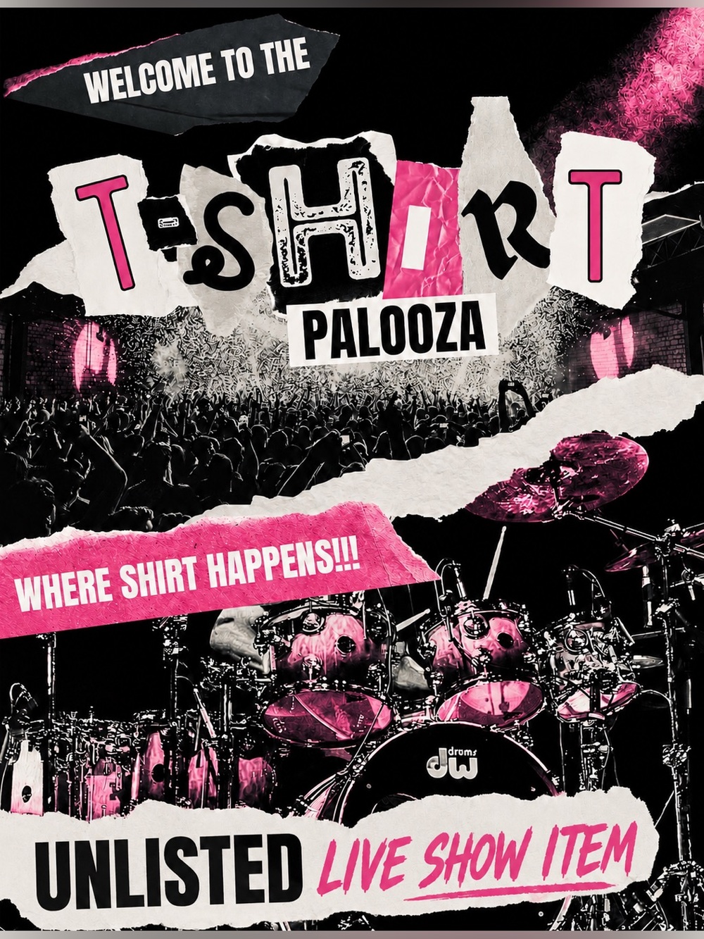 T-Shirt Palooza Train Unlisted Live Show Item 🔥